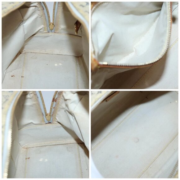 LOUIS VUITTON Monogram Mini Marie Hand Bag Blue M92003 LV Auth 119079 - Picture 15 of 16